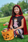 Cute Cartoon Half Sleeves T-Shirt For Girls -KidsFashionVilla