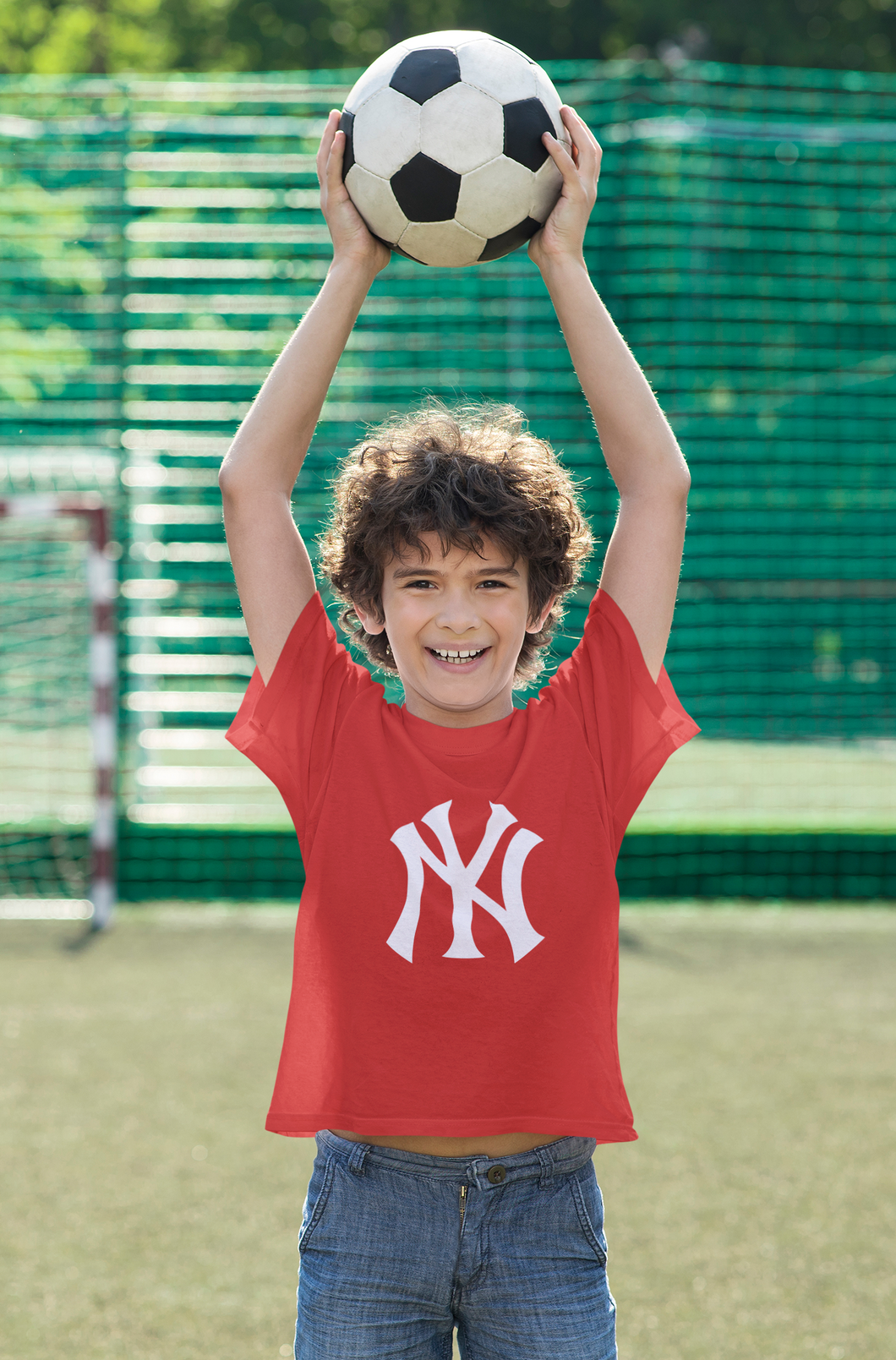 New York Yankees Half Sleeves T-Shirt for Boy-KidsFashionVilla