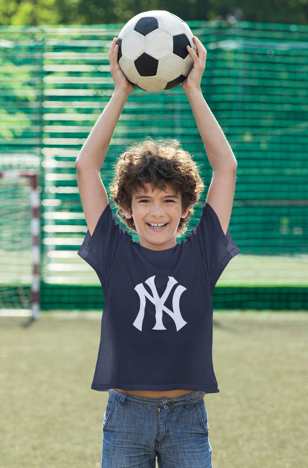 New York Yankees Half Sleeves T-Shirt for Boy-KidsFashionVilla