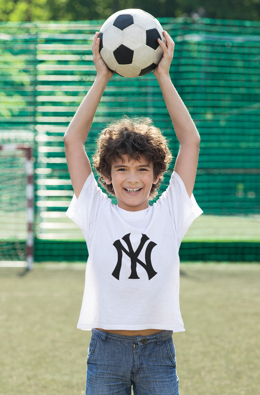New York Yankees Half Sleeves T-Shirt for Boy-KidsFashionVilla