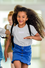 Load image into Gallery viewer, Error Minimals Half Sleeves T-Shirt For Girls -KidsFashionVilla
