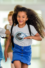 Load image into Gallery viewer, Taurus Zodiac Sign Half Sleeves T-Shirt For Girls -KidsFashionVilla
