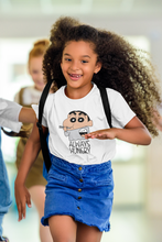 Load image into Gallery viewer, Always Hungry Half Sleeves T-Shirt For Girls -KidsFashionVilla
