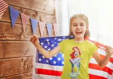 Load image into Gallery viewer, Cute Princess Half Sleeves T-Shirt For Girls -KidsFashionVilla
