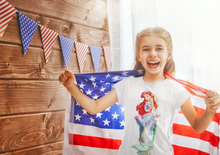 Load image into Gallery viewer, Cute Princess Half Sleeves T-Shirt For Girls -KidsFashionVilla
