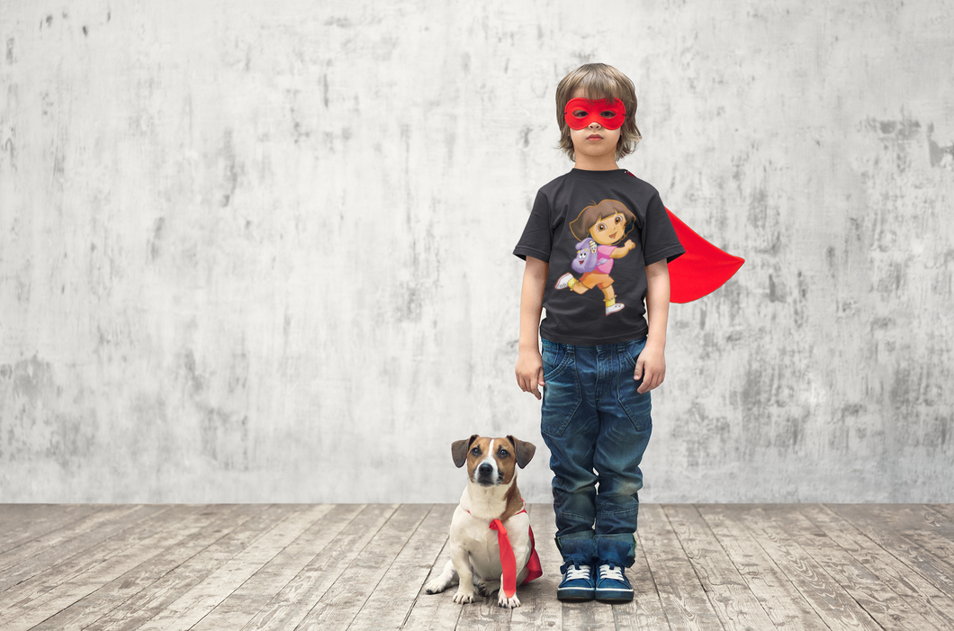 Cute Cartoon Half Sleeves T-Shirt for Boy-KidsFashionVilla