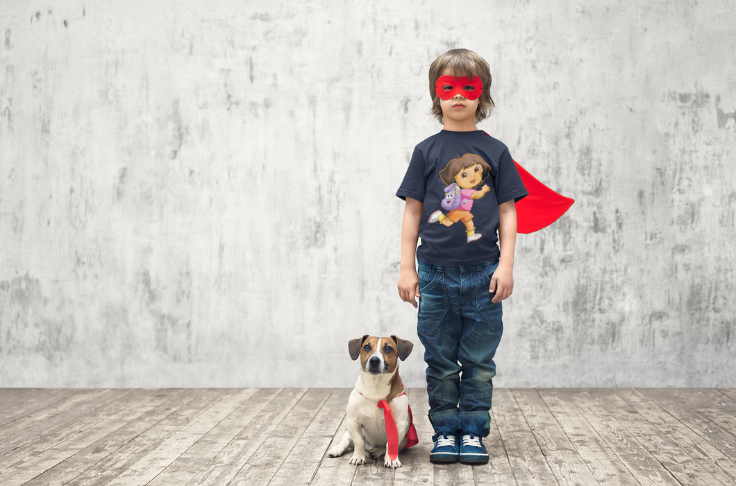 Cute Cartoon Half Sleeves T-Shirt for Boy-KidsFashionVilla