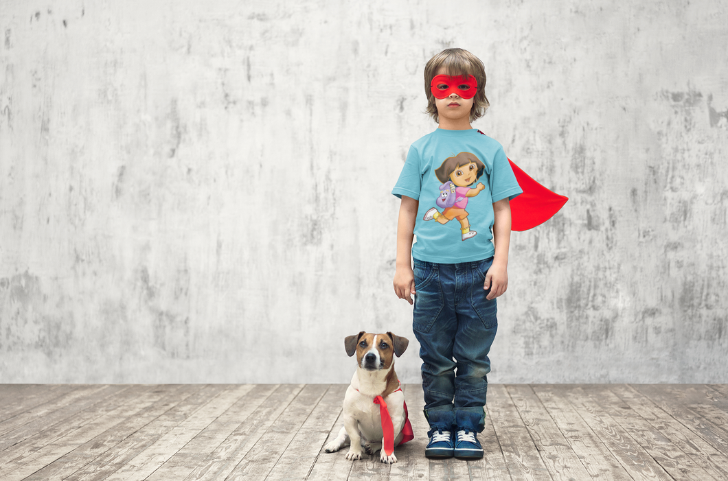 Cute Cartoon Half Sleeves T-Shirt for Boy-KidsFashionVilla
