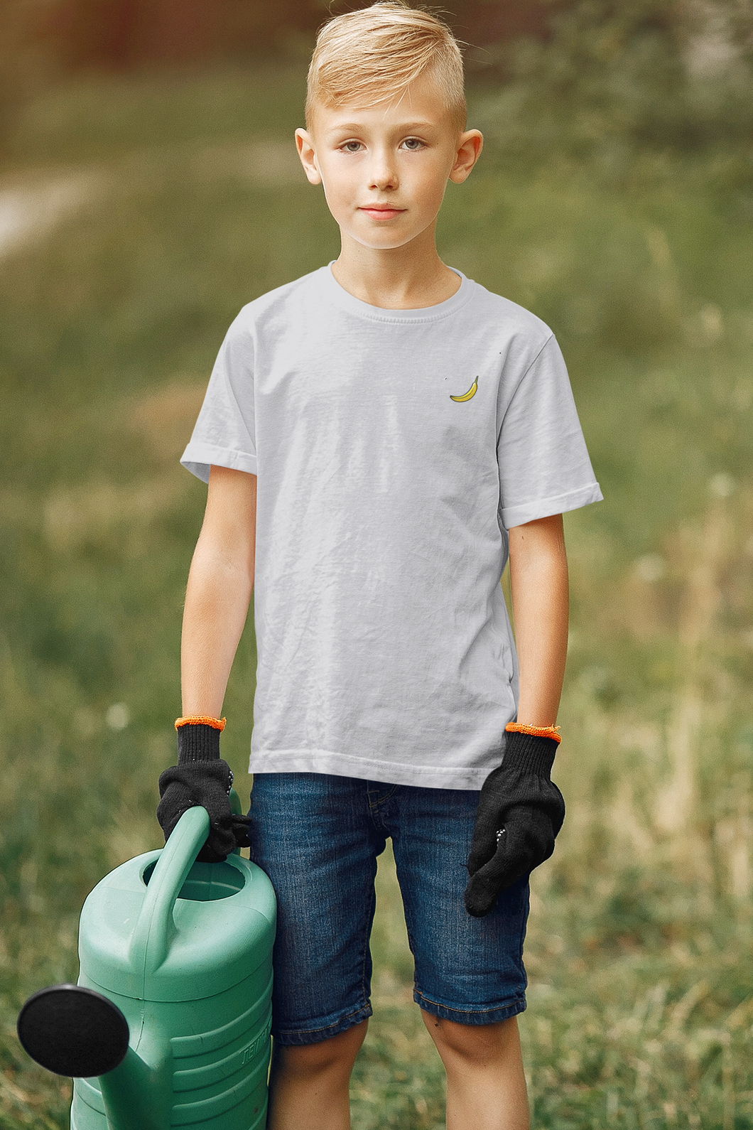 Its Just A Banana Minimals Half Sleeves T-Shirt for Boy-KidsFashionVilla