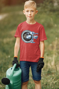Libra Zodiac Sign Half Sleeves T-Shirt for Boy-KidsFashionVilla
