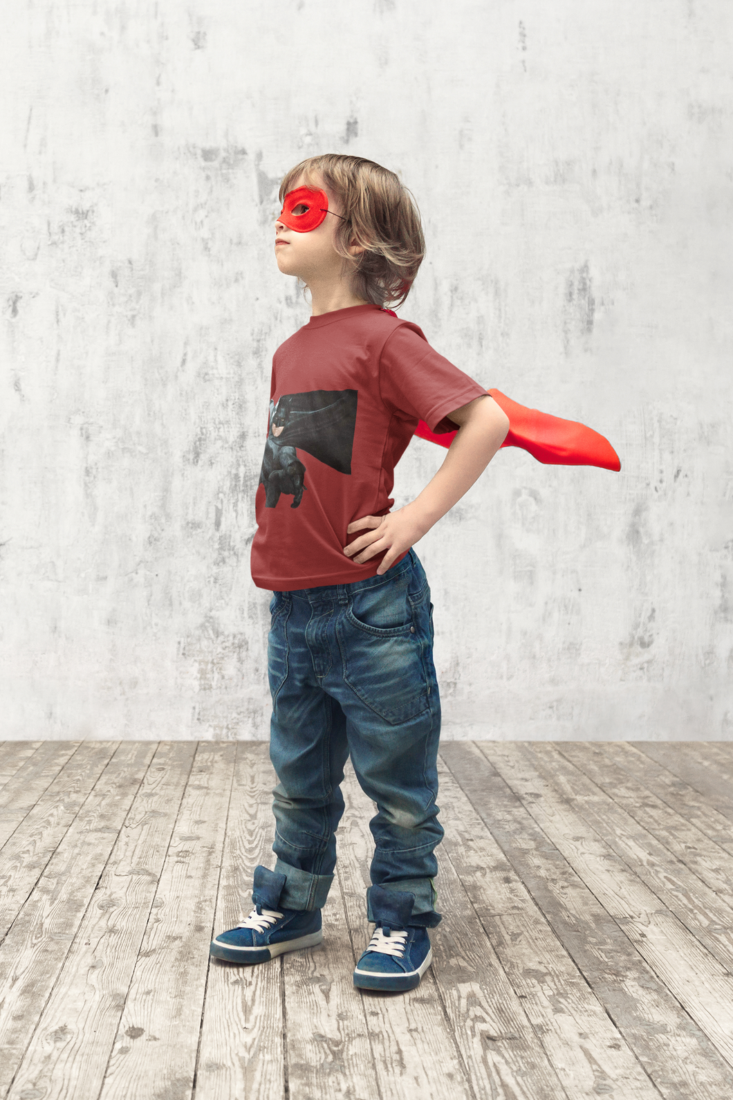 Superhero Half Sleeves T-Shirt for Boy-KidsFashionVilla