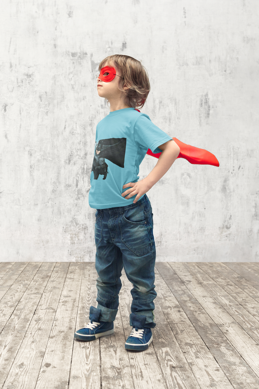 Superhero Half Sleeves T-Shirt for Boy-KidsFashionVilla