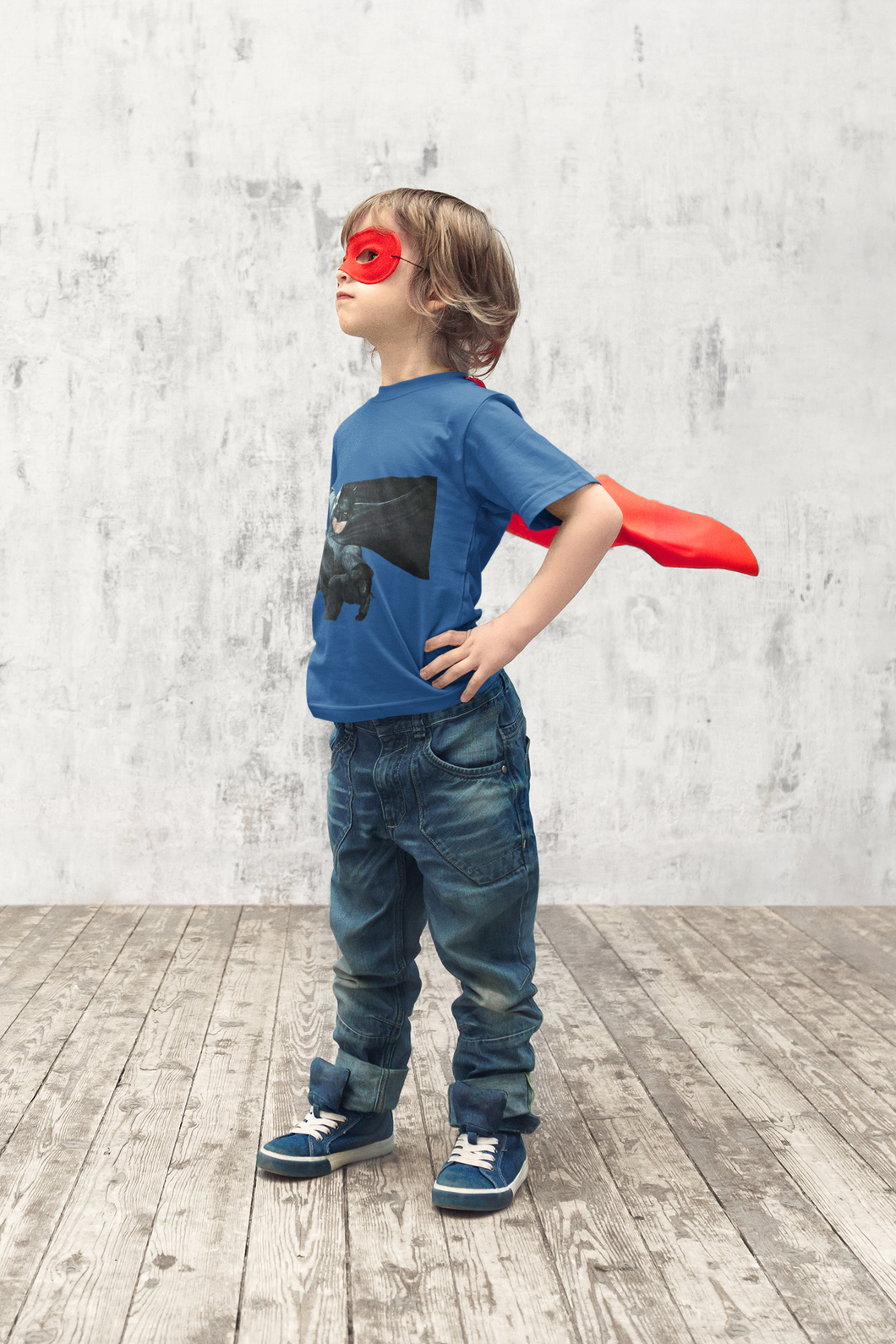 Superhero Half Sleeves T-Shirt for Boy-KidsFashionVilla