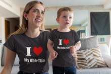 Load image into Gallery viewer, I Love My Chachi Bhatija Family Relation Matching T-Shirt- KidsFashionVilla
