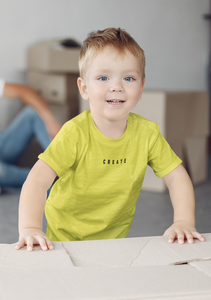 Create Minimals Half Sleeves T-Shirt for Boy-KidsFashionVilla