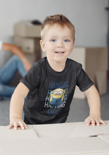 Load image into Gallery viewer, Hanging Out Minion Half Sleeves T-Shirt for Boy-KidsFashionVilla
