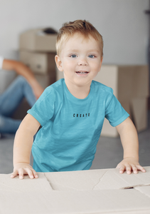 Create Minimals Half Sleeves T-Shirt for Boy-KidsFashionVilla