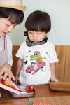 Skateboard Crocodile Cartoon Half Sleeves T-Shirt for Boy-KidsFashionVilla