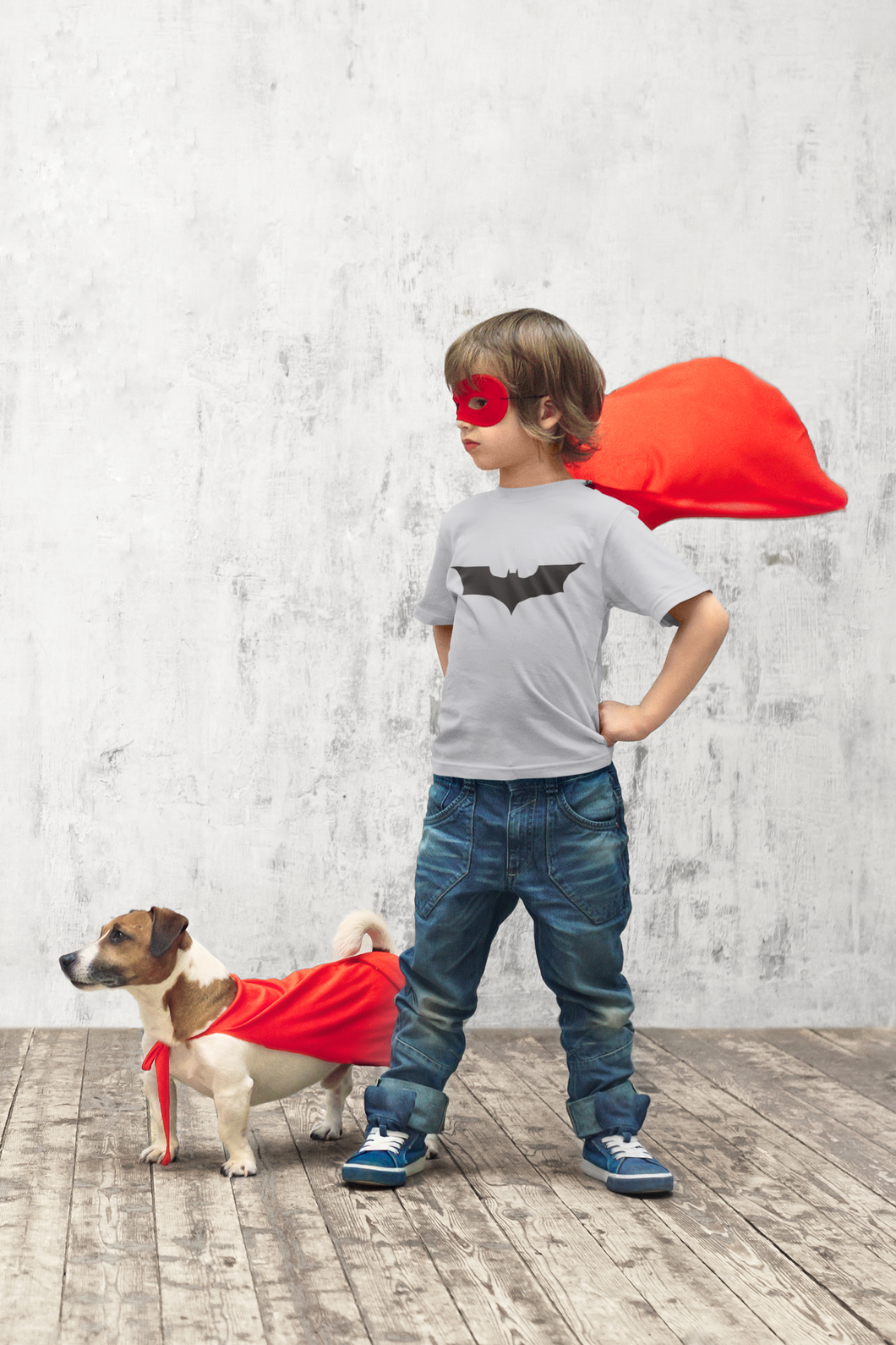 Superhero Half Sleeves T-Shirt for Boy-KidsFashionVilla