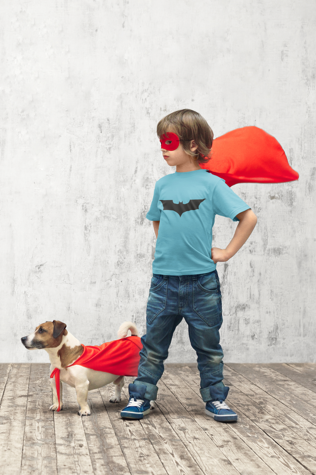 Superhero Half Sleeves T-Shirt for Boy-KidsFashionVilla