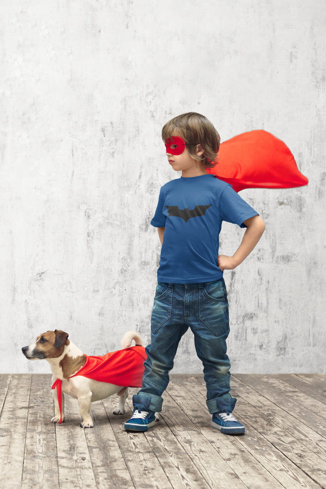 Superhero Half Sleeves T-Shirt for Boy-KidsFashionVilla