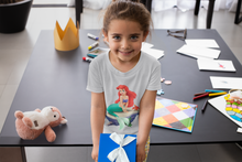 Load image into Gallery viewer, Cute Princess Half Sleeves T-Shirt For Girls -KidsFashionVilla
