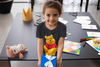 Cute Cartoon Half Sleeves T-Shirt For Girls -KidsFashionVilla