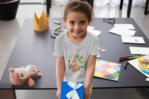 Future Doctor Half Sleeves T-Shirt For Girls -KidsFashionVilla