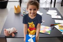 Load image into Gallery viewer, Cute Cartoon Half Sleeves T-Shirt For Girls -KidsFashionVilla
