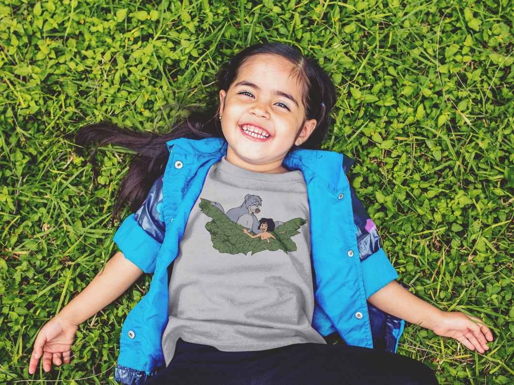 Cute Cartoon Half Sleeves T-Shirt For Girls -KidsFashionVilla