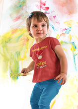 Load image into Gallery viewer, Custom Name I love My Mami So Much Half Sleeves T-Shirt For Girls -KidsFashionVilla
