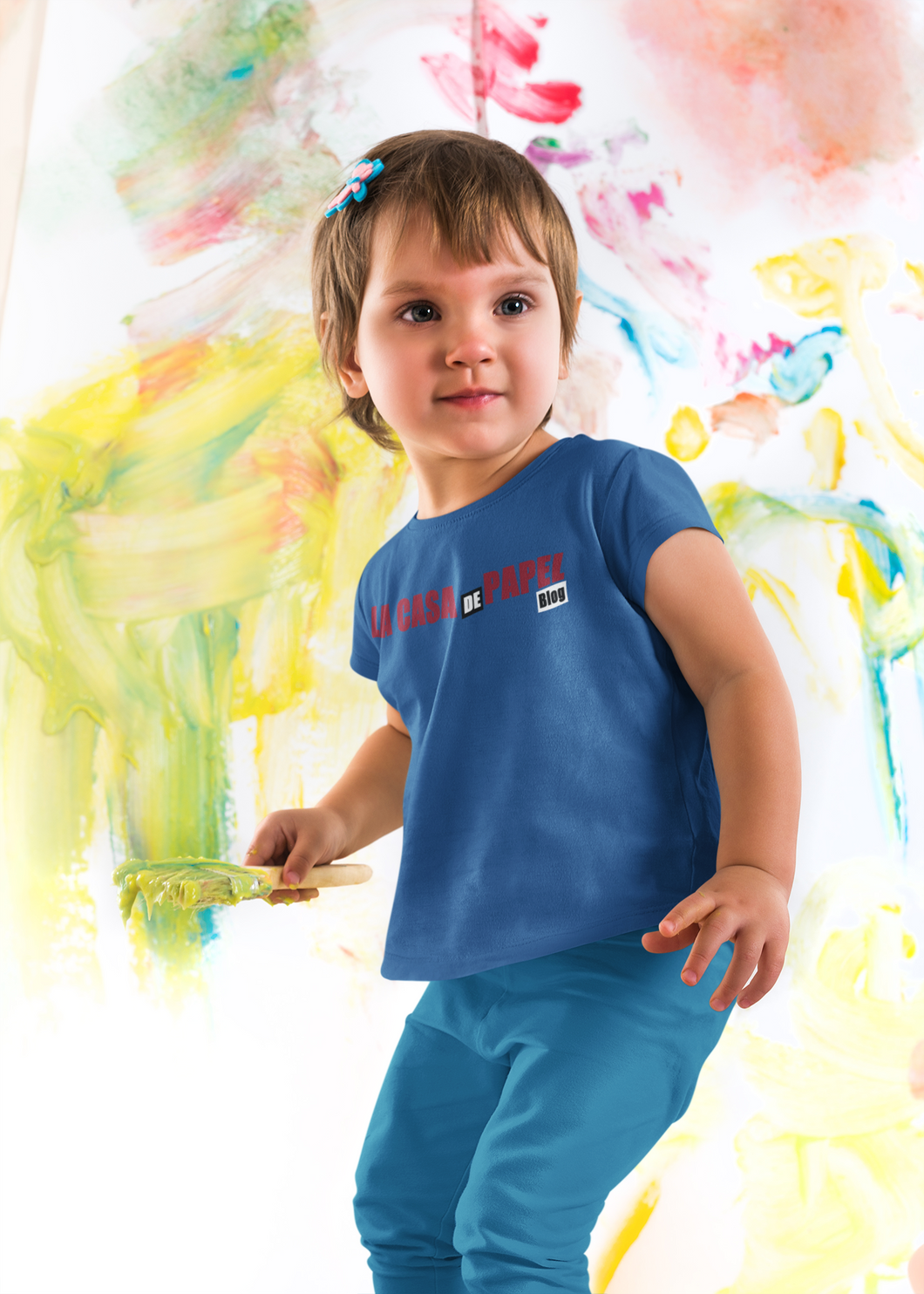 La Casa De Papel Money Heist Half Sleeves T-Shirt For Girls -KidsFashionVilla