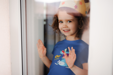 Load image into Gallery viewer, Cute Cartoon Half Sleeves T-Shirt For Girls -KidsFashionVilla
