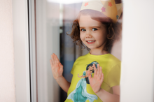 Load image into Gallery viewer, Cute Cartoon Half Sleeves T-Shirt For Girls -KidsFashionVilla
