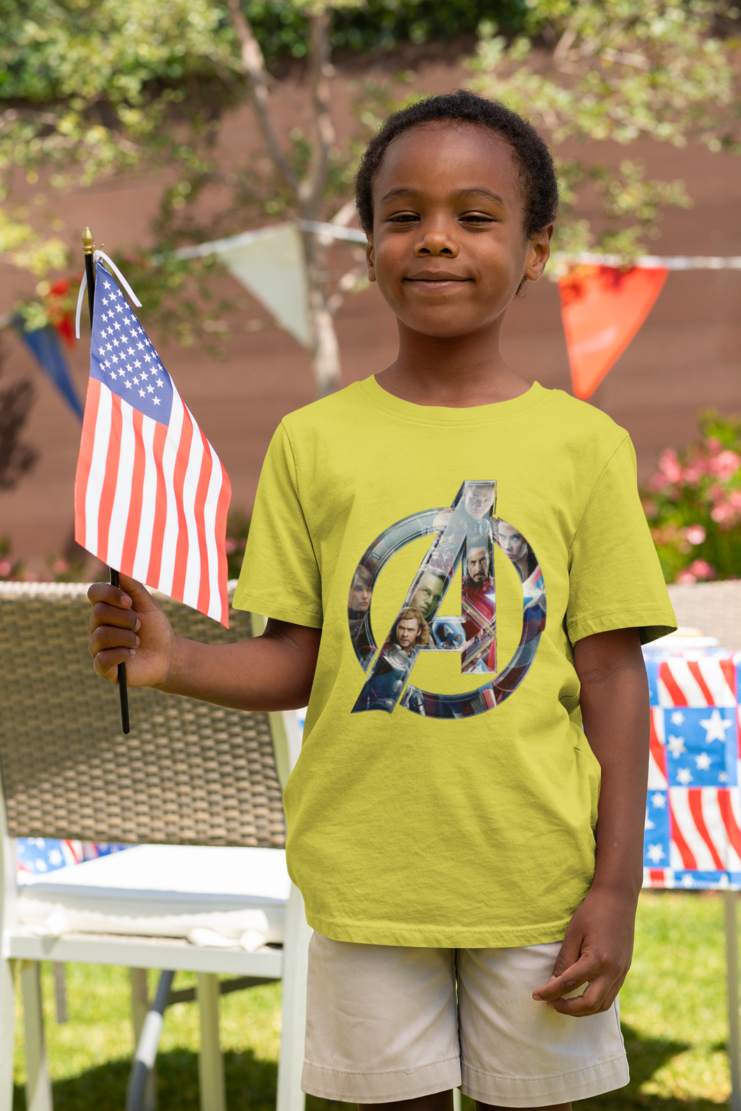 Superhero Half Sleeves T-Shirt for Boy-KidsFashionVilla