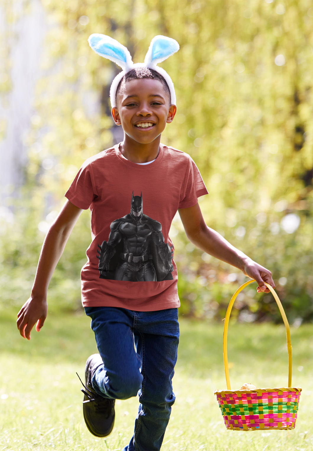 Superhero Half Sleeves T-Shirt for Boy-KidsFashionVilla