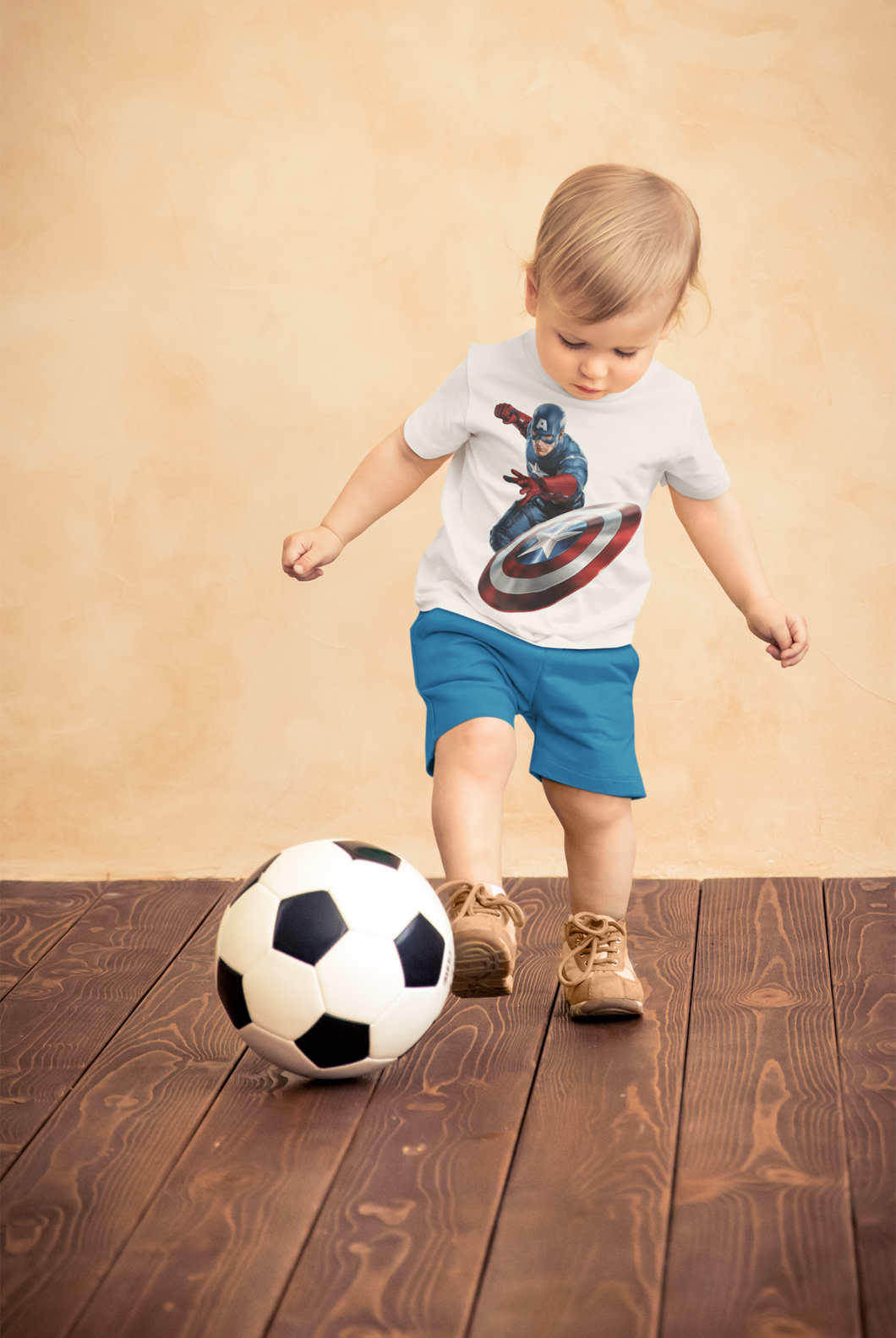 Superhero Half Sleeves T-Shirt for Boy-KidsFashionVilla