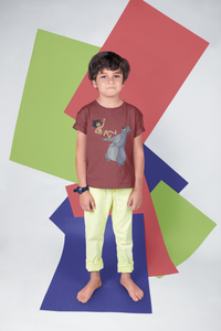 Cute Cartoon Half Sleeves T-Shirt for Boy-KidsFashionVilla