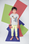 Cute Cartoon Half Sleeves T-Shirt for Boy-KidsFashionVilla