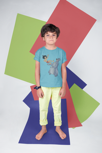 Cute Cartoon Half Sleeves T-Shirt for Boy-KidsFashionVilla