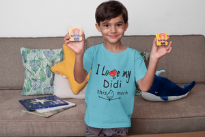 I Love My Didi Half Sleeves T-Shirt for Boy-KidsFashionVilla