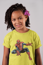 Load image into Gallery viewer, Cute Cartoon Half Sleeves T-Shirt For Girls -KidsFashionVilla

