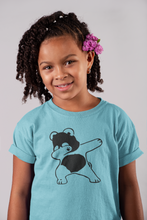 Load image into Gallery viewer, Panda Half Sleeves T-Shirt For Girls -KidsFashionVilla
