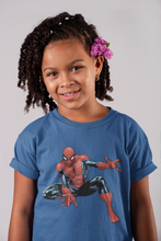 Load image into Gallery viewer, Cute Cartoon Half Sleeves T-Shirt For Girls -KidsFashionVilla
