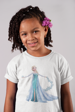 Load image into Gallery viewer, Cute Princess Half Sleeves T-Shirt For Girls -KidsFashionVilla
