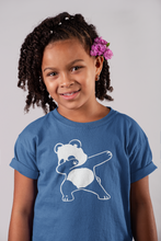 Load image into Gallery viewer, Panda Half Sleeves T-Shirt For Girls -KidsFashionVilla

