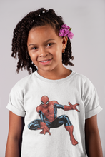 Load image into Gallery viewer, Cute Cartoon Half Sleeves T-Shirt For Girls -KidsFashionVilla
