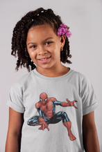 Load image into Gallery viewer, Cute Cartoon Half Sleeves T-Shirt For Girls -KidsFashionVilla
