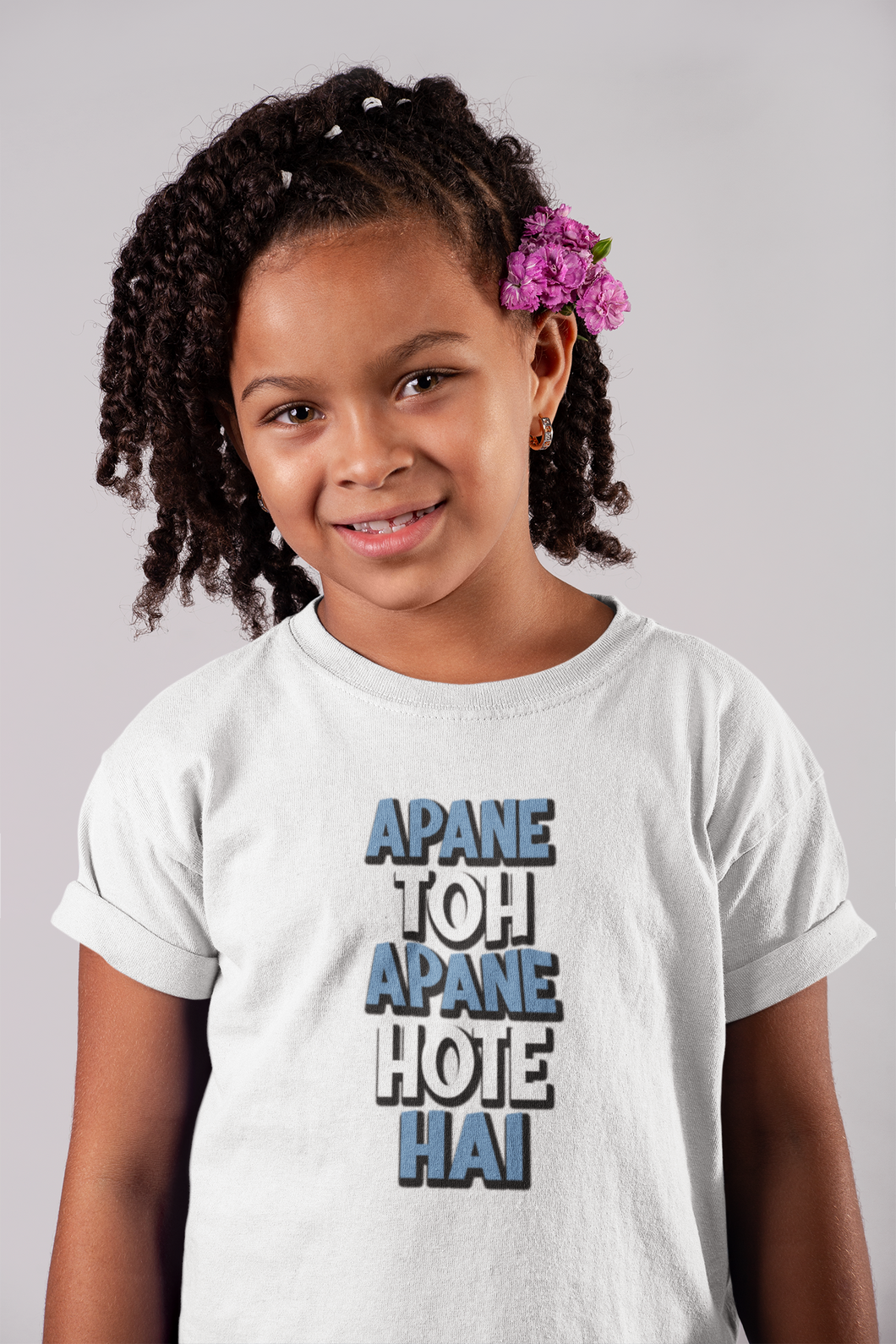 Apne Toh Apne Hote Hain Half Sleeves T-Shirt For Girls -KidsFashionVilla