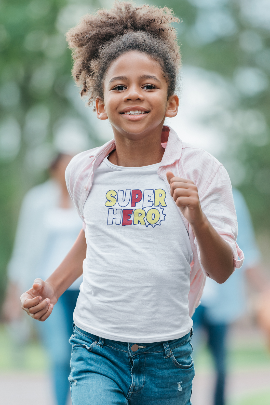 SuperHero Half Sleeves T-Shirt For Girls -KidsFashionVilla